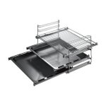 Rails de guide pour four - siemens - hz438301 - acier inoxydable - 174 kg - 290 mm x 400 mm