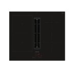 Siemens table de cuisson aspirante induction 60cm 4 foyers 7400w noir - ed611bs16e