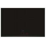 Siemens table de cuisson induction 80cm 4 feux 7400w noir - ed851hsb1e