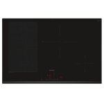 Siemens table de cuisson induction 80cm 4 feux 7400w noir - ex851hec1f