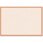 Sous - main - sigel - ho270 - blanc - orange - 595 mm x 410 mm