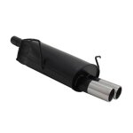 Silencieux echappement bmw e46 316i / 318i / 318ci 98 - 05 - 2x76mm - 13694593