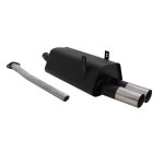 Silencieux echappement bmw serie 3 e36 320 / 323 - 2x76mm rl - design - 13680951