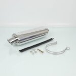 Silencieux d �chappement ovale viper pour moto honda 600 cbr rr 2003 � 2013
