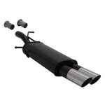 Silencieux echappement peugeot 307 00 / 07 - 2x76mm ms - 13696973