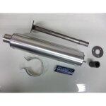 Silencieux de pot d �chappement giannelli pour moto derbi 125 gpr 2004 � 2008