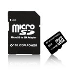 Silicon power carte m�moire microsd sdhc class 10 - 8 go