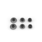 Embouts d�couteurs - jabra - elite 7 pro / elite 7 active - noir - ovales - lot 3 paires