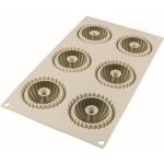 Moule en silicone - silikomart - mini raggio - 6 portions - résistant de - 60°c à + 230°c - gris Moule en silicone - silikomart - mini raggio - 6 portions - résistant de - 60°c à + 230°c - gris