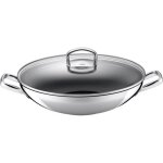 Wok - silit - hongkong - acier inoxydable 18 / 10 - antiadhsif ceraprotect -  36 cm