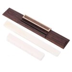 Sillet de chevalet de guitare en palissandre - tbest - remplacement pour guitare classique - blanc Sillet de chevalet de guitare en palissandre - tbest - remplacement pour guitare classique - blanc