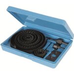 Coffret scies - cloches - silverline - 16 pices - dents thermotraites - mallette robuste - pour divers ...