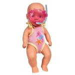 Poupe de bain - simba - new born baby - 30 cm - fait des bulles - 3j +