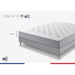 Simmons sw1 ensemble 160 x 200 matelas + sommier - ep. 23 cm - no flip - ressorts ensachs - ferme - ...