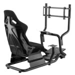 Simulateur de course - nano rs - cockpit 3 en 1 - sige rglable - support tv jusqu 50 - 130kg max