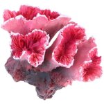Dcor pour aquarium - non toxique - simulation corail rouge - plantes sous - marines - poisson deau sale ...