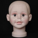 Simulation enfant tête tête mannequin de vitrine vitrine perruque tête pvc maquillage pratique modèle ... Simulation enfant tête tête mannequin de vitrine vitrine perruque tête pvc maquillage pratique modèle ...