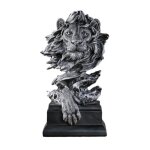 Simulation lion statue sculpture d�cor animaux oeuvre arts feng shui artisanat statue pour la maison ...