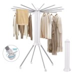 Sinbide schoir  linge etendoir  linge porte - linge pliable 112 * 112 * 125cm?4 pieds 16 bras?intrieur ...