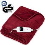 Sinnlein® couverture chauffante 200x180cm bordeaux couverture Électrique avec arrêt automatique 9 niveaux ... Sinnlein® couverture chauffante 200x180cm bordeaux couverture Électrique avec arrêt automatique 9 niveaux ...