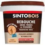 Rebouche bois - sinto - sintobois - 500 g - bois clair - p�te onctueuse facile � appliquer