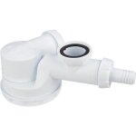 Siphon d�vier avec prise m. a. l. - wirquin pro - 11 / 2 - diam�tre 40 mm