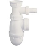 Siphon vier rglable avec prise pour mchine  laver 40 / 49 - nf