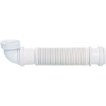Siphon extra - plat d�vier wirquin - sans garde deau - plastique - synth�tique - 11 / 2 (40x49) - blanc ...