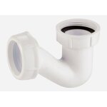 Siphon lavabo - bidet nicoll - d32 33x42 l231 - montage facile sans outils