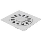Siphon de sol carré en acier inoxydable 304 pour douche et cuisine - sonew Siphon de sol carré en acier inoxydable 304 pour douche et cuisine - sonew