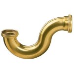 Siphon tube laiton pour évier - nicoll - 0501001 - vidage évier Siphon tube laiton pour évier - nicoll - 0501001 - vidage évier