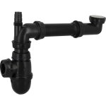 Siphons universel avec tubulure gain de place - nicoll - lavabo et vier - matires recycles