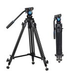 Tr�pied vid�o - sirui - sh05 - t�te 360� fluid - aluminium - hauteur 71 - 140 cm