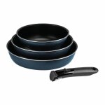 Sitram - set de 4 pièces - 3 poêles 20 - 24 - 28 cm - manche amovible - revêtement anti adhésif - tous ... Sitram - set de 4 pièces - 3 poêles 20 - 24 - 28 cm - manche amovible - revêtement anti adhésif - tous ...