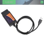 Cble de connecteur de diagnostic obd2 - sjlerst - interface usb - compatible forscan - noir - universel ...