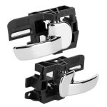 Sjlerst poignée de porte intérieure chromée pour qashqai 2007 - 2013 - kit gauche et droite Sjlerst poignée de porte intérieure chromée pour qashqai 2007 - 2013 - kit gauche et droite