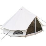 Skandika tipii 500 canvas - tipi 100% coton - tente tipi 10 personnes - colonne deau 4 000 mm - 500 x ...