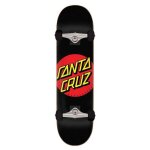Skateboard complet santa cruz classic dot 8 - noir - mixte - glisse urbaine