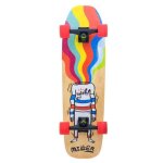 Skateboard cruiser - miller - clowning - rouge - 4 roues - rable canadien