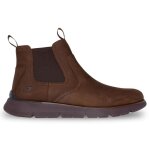 Bottes pour homme - skechers - augustino paulo - cuir - lacets - marron