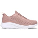 Chaussure de running femme skechers bobs sport squad chaos - face off rose