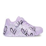 Skechers jgoldcrown: uno lite - love levitate chaussures pour fille violet 314078l - lvmt