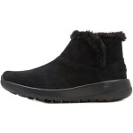 Bottes dhiver - skechers - 15501 bbk - sude - noir - femme - plat