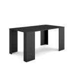 Skraut home - table console extensible - 160 - 8 personnes - noirs - style moderne