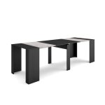Skraut home - table console extensible - 260 - pour 12 personnes - noirs Skraut home - table console extensible - 260 - pour 12 personnes - noirs