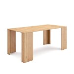 Skraut home - table console extensible - ch�ne - 180 cm - 8 personnes