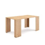 Skraut home - table console extensible - ch�ne - pour 8 personnes - moderne