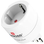 Skross 1. 500272 adaptateur de voyage country adapter europe to siss + italy + brazil