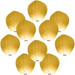 Lot de 10 lanterne volante 50x80 cm