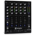 Table de mixage dj 4 canaux skytec stm - 7010 - usb jack 35 talkover crossfader remplaable